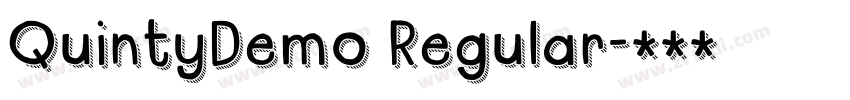 QuintyDemo Regular字体转换